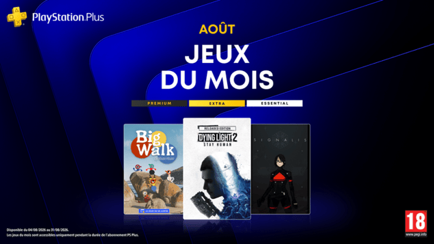 GEEKNPLAY - PlayStation Plus - Les jeux PS Plus d'août 2026 sont officiellement dévoilés