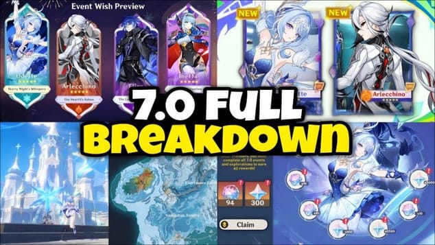 LITERALLY EVERYTHING ABOUT 7.0: Banners, Archon Quest, Free 4-Stars, Rewards & MORE - Genshin Impact
