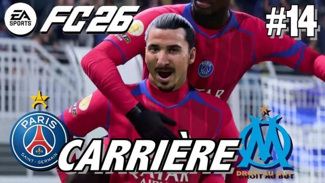 EA SPORT FC 26 MODE CARRIÈRE: Suite de la COUPE DE FRANCE 1/8 et Nouveau Classico - ZLATAN & le PSG