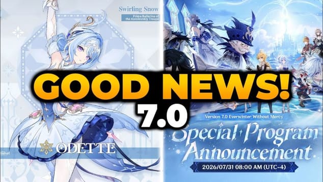 GENSHIN 7.0 LIVESTREAM FULL BREAKDOWN! | Odette Genshin, Odette Genshin Impact, Alyosha Genshin