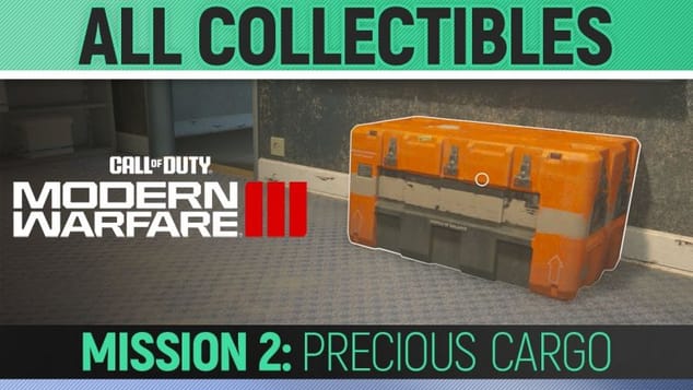 Call of Duty Modern Warfare III - Precious Cargo - All Collectibles Supply Boxes, Armaments & Armor