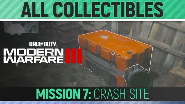 Call of Duty: Modern Warfare III - Crash Site - All Collectibles (Supply Boxes, Armaments & Armor)