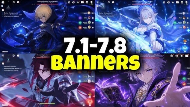ALL BANNERS FROM 7.1 TO 7.8 REVEALED!!! Dainsleif, Tsaritsa, Noy & More - Genshin Impact