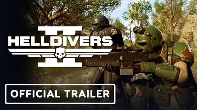 Helldivers 2 - Official Warhammer 40,000 Castellan Creed Warbond Trailer