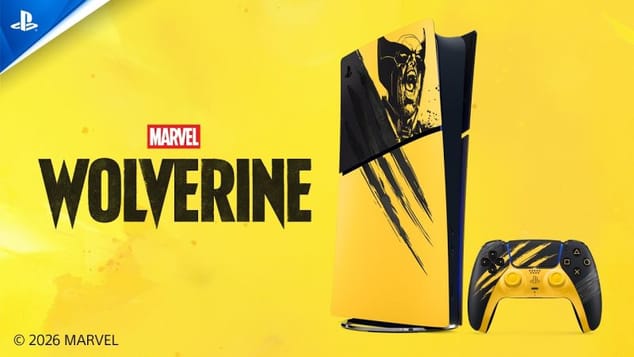 Sony annonce une PS5, des façades et des DualSense limitées aux couleurs de Marvel's Wolverine