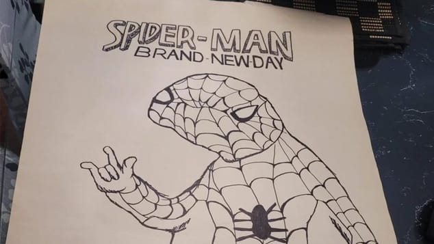 L'artiste à l'origine de l'affiche virale de Spider-Man : Brand New Day contraint de retirer son dessin