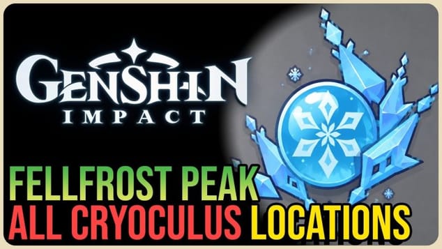 All Fellfrost Peak Cryoculus Locations – Genshin Impact