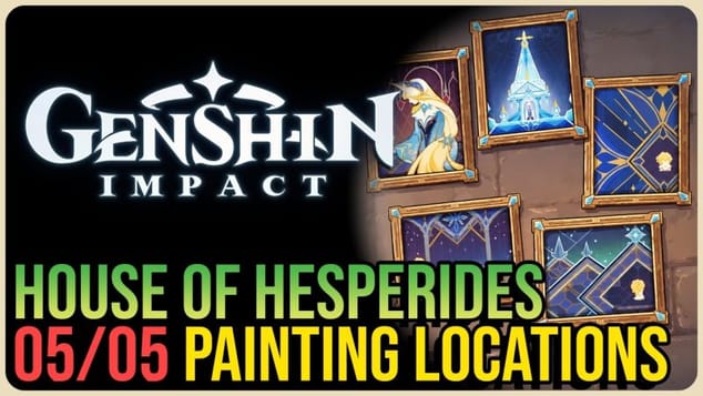 All Painting Locations – Genshin Impact – Fellfrost Peak Painting Puzzle