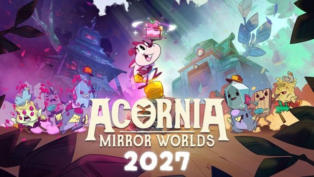 Splashteam (Tinykin) dévoile officiellement Acornia: Mirror Worlds, un joli titre entre action et gestion d'une pâtisserie