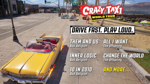Crazy Taxi retrouve sa bande-son culte dans le test réseau fermé multijoueur