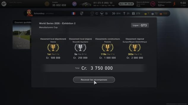 Mes résultats des GTWS Manufacturers Cup 2026 Series!! Je m'en sors pas si mal malgré les problèmes!!
