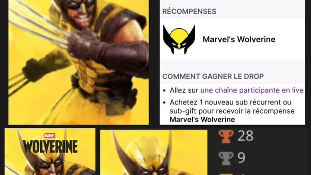 Drops Wolverine lancement
