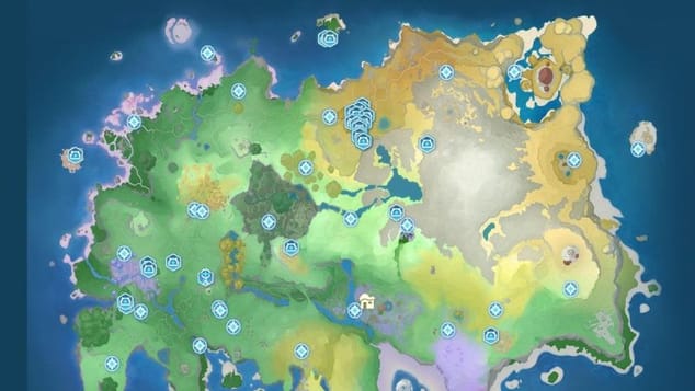 Carte interactive Aniimo : Oeufs, coffres, ressources... Tous les emplacements de la map