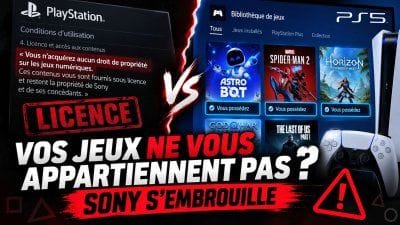 PlayStation : vos jeux ne vous appartiennent pas… Sony s'embrouille !