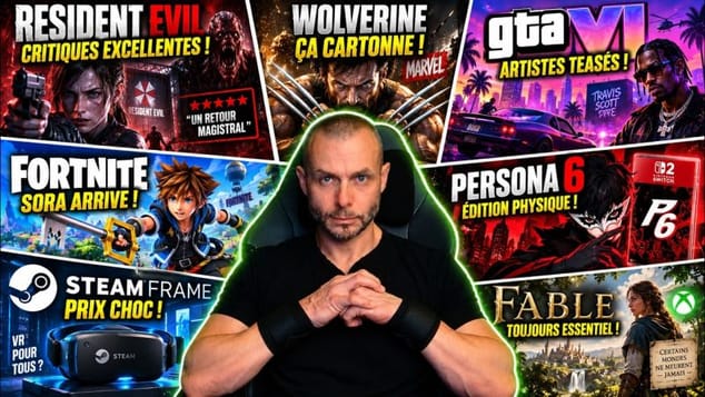 🔥ACTU GAMING DU JOUR (17 Septembre): GTA VI : Travis Scott TEASE sa présence! Resident Evil CARTONNE