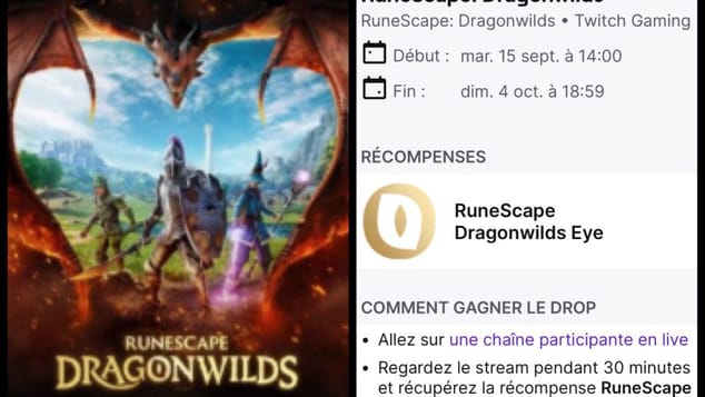 Runscape drop pour mon juju