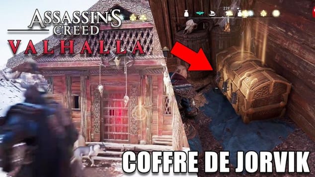 ASSASSIN'S CREED VALHALLA : OUVRIR LE COFFRE AVEC 3 CADENAS À JORVIK (Emplacements des Clés)