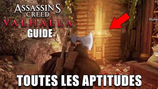 ASSASSIN'S CREED VALHALLA : TOUTES LES APTITUDES (Emplacements Livres de Savoir)